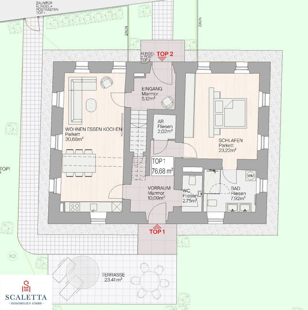 Einfamilienhaus zur Miete - Erstbezug - Ansicht 4