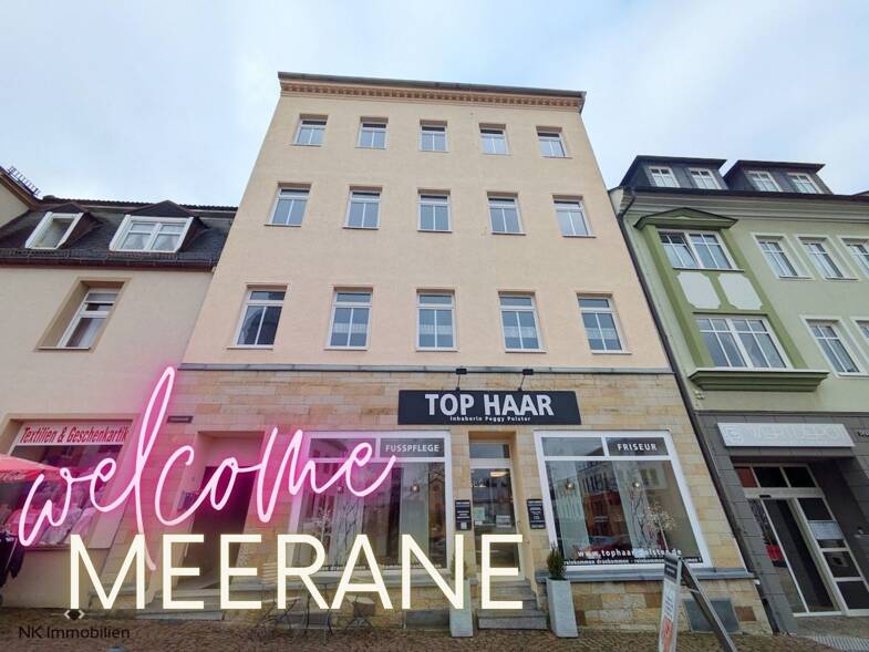 Wohnung zur Miete 400 € 3 Zimmer 85 m² 3. Geschoss Marienstr. 30 Meerane Meerane 08393