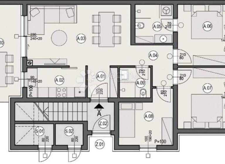 Wohnung zum Kauf 278.384 € 4 Zimmer 89 m² Center