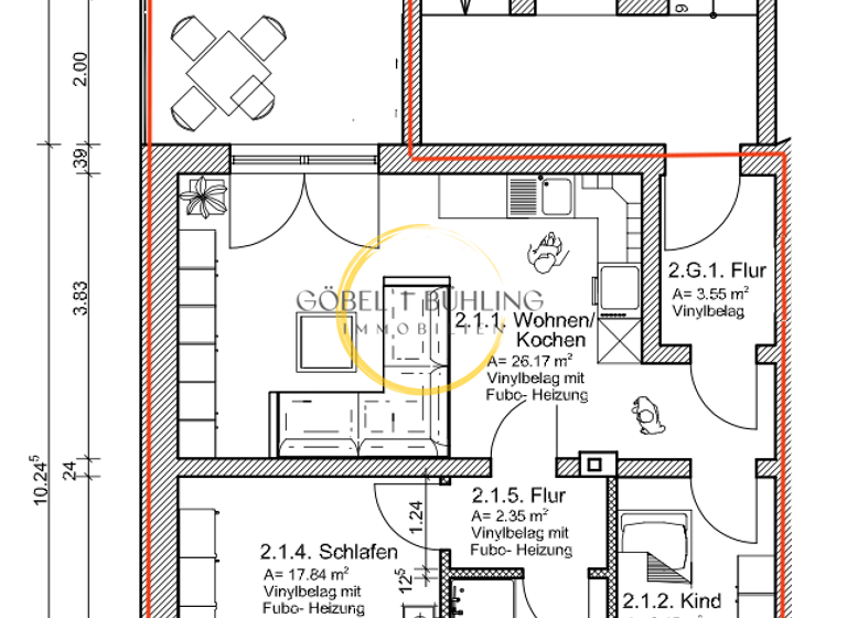 Wohnung zur Miete - Erstbezug 880 € 3 Zimmer 70 m² Ostviertel Gera 07546