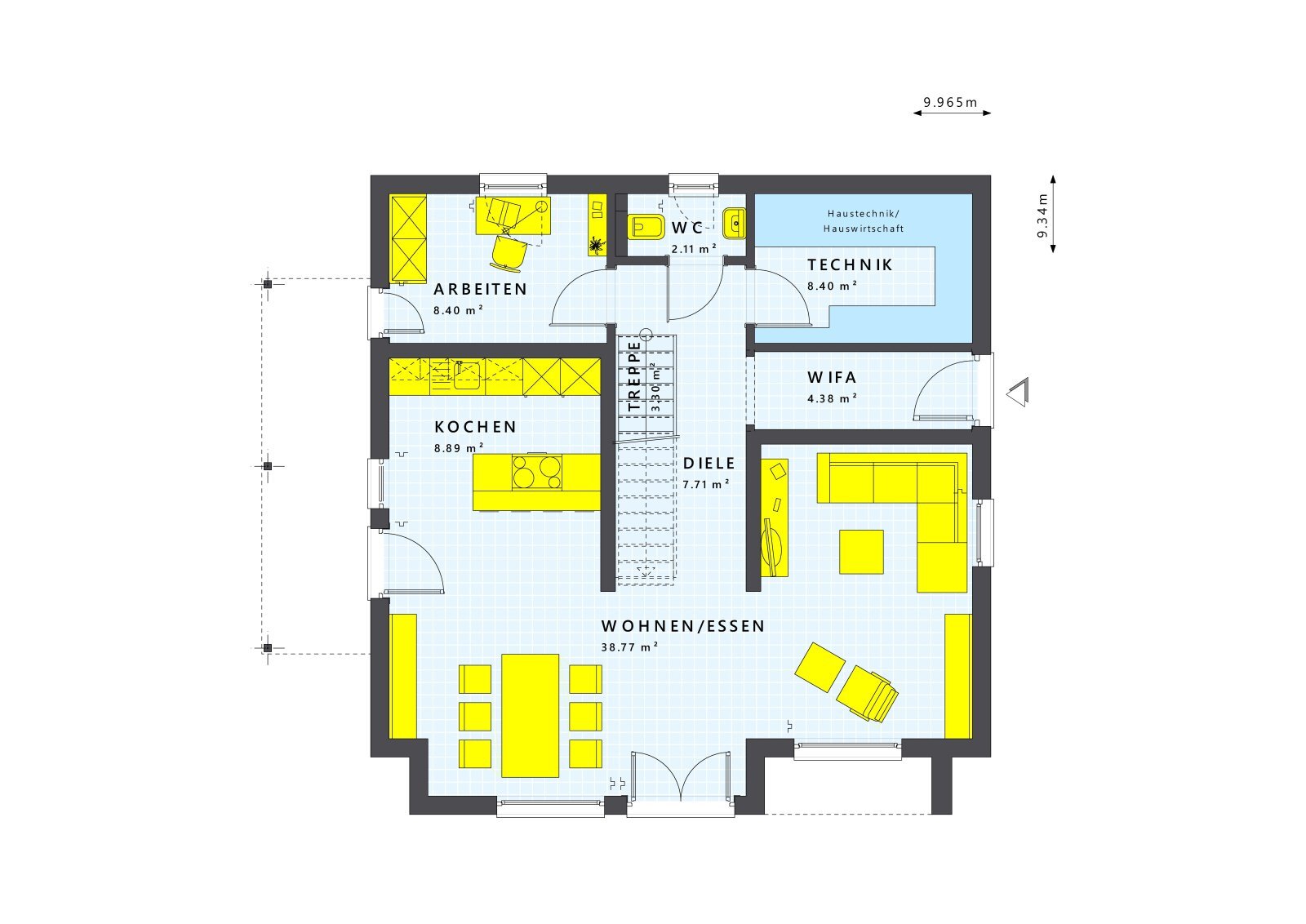 Einfamilienhaus zum Kauf provisionsfrei 549.225 € 5 Zimmer 153 m²<br/>Wohnfläche 300 m²<br/>Grundstück Niederrodenbach Rodenbach 63517