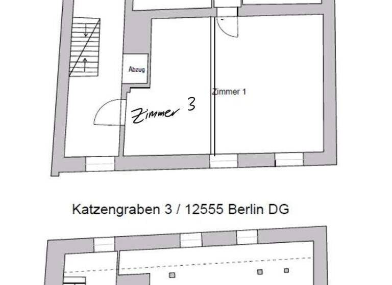 Bürofläche zur Miete 1.590 € 3 Zimmer 85 m² Bürofläche Katzengraben 3 Köpenick Berlin-Köpenick 12555