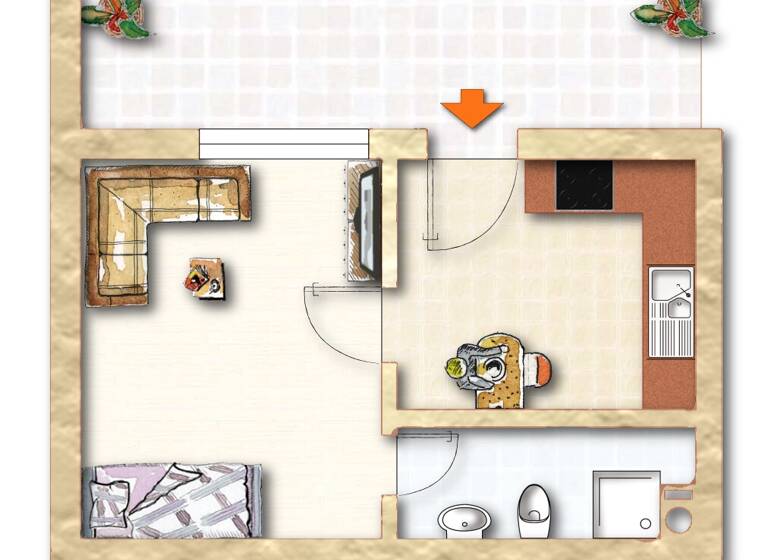 Studio zur Miete 295 € 1 Zimmer 28 m² Lambrecht 67466