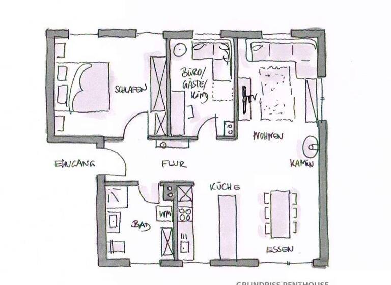 Wohnung zur Miete auf Zeit 1.760 € 3 Zimmer 64 m² frei ab 01.07.2026 Ginnheim Frankfurt 60431