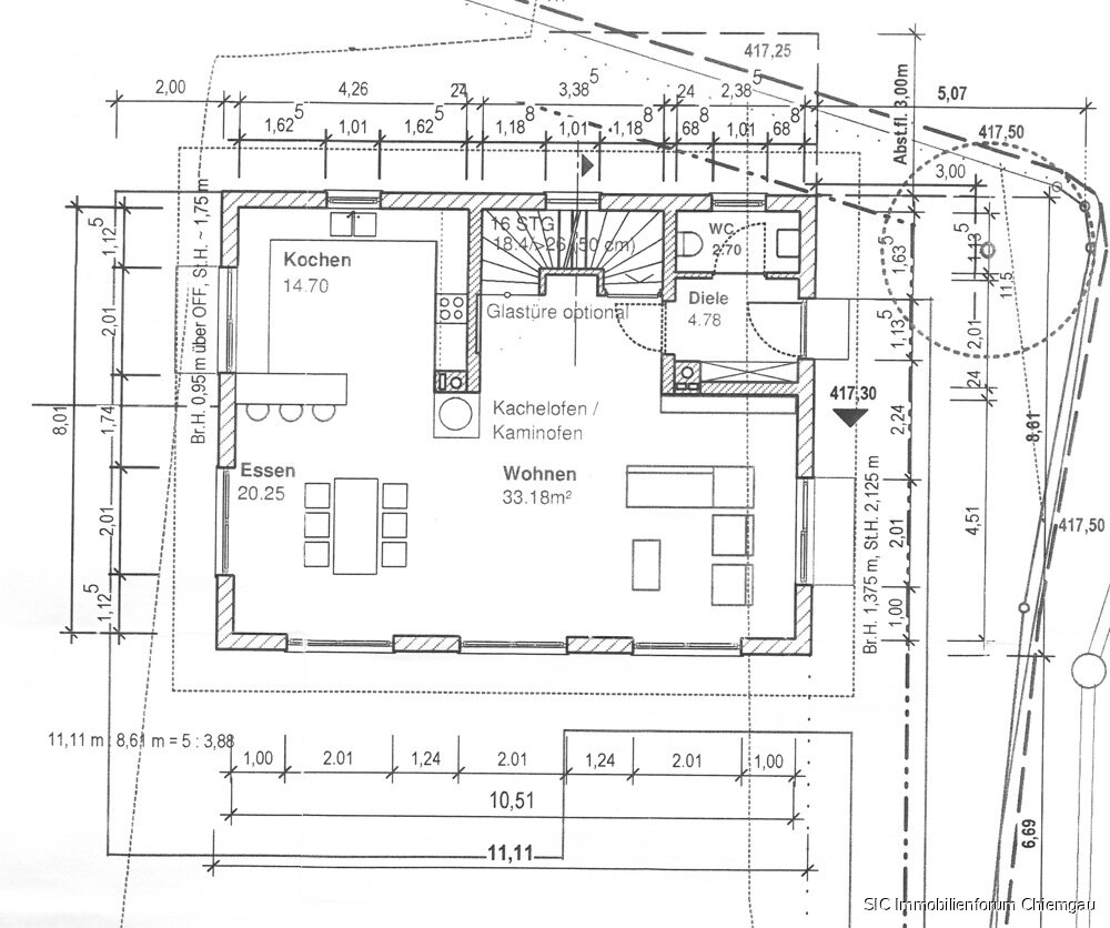 Einfamilienhaus zum Kauf 990.000 € 3 Zimmer 161,1 m²<br/>Wohnfläche 689 m²<br/>Grundstück Hipflham Kirchanschöring 83417