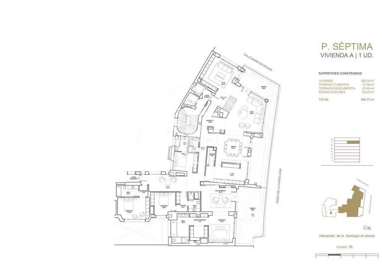 Wohnung zum Kauf 13.525.000 € 569 m² Madrid 28001