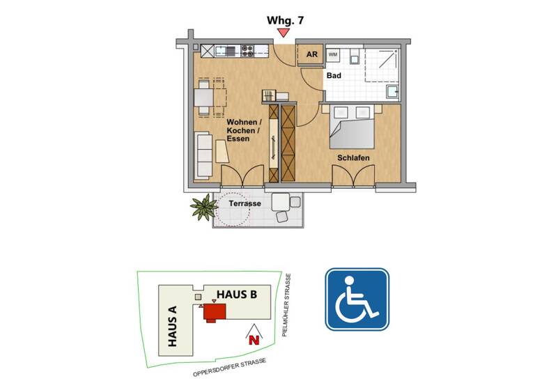Wohnung zum Kauf - Erstbezug provisionsfrei 364.449 € 2 Zimmer 59,3 m² Lappersdorf 93138