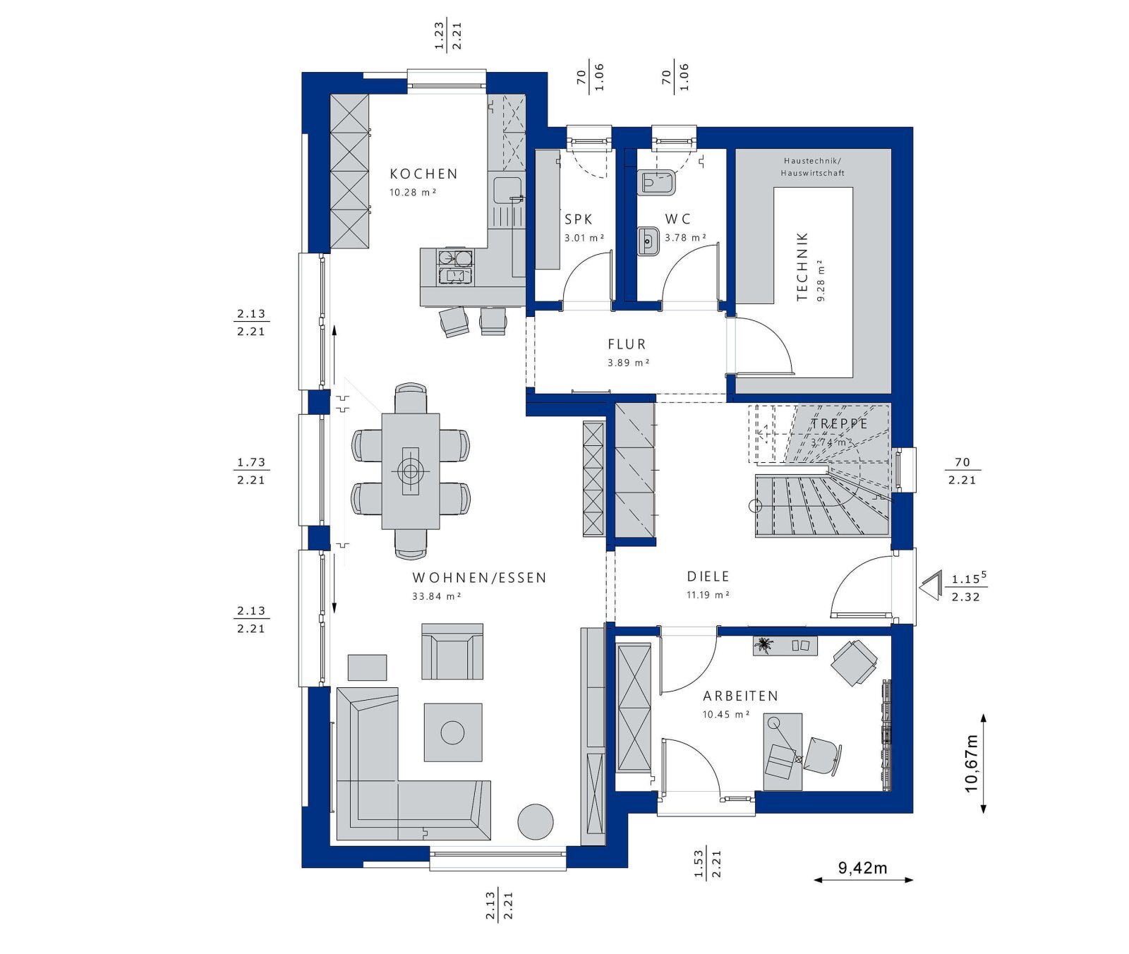 Haus zum Kauf 574.239 € 5 Zimmer 166 m²<br/>Wohnfläche 513 m²<br/>Grundstück Hochheim 1 Worms 67549