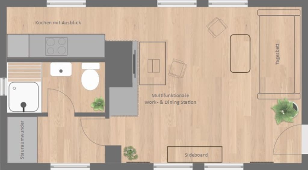 Wohnung zur Miete Wohnen auf Zeit 1.209 € 1 Zimmer 30 m²<br/>Wohnfläche 15.03.2025<br/>Verfügbarkeit Wormser Straße Weisenau Mainz 55130