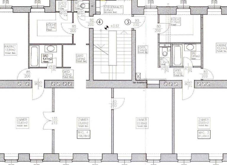 Wohnung zum Kauf 890.000 € 2 Zimmer 170 m² 1. Geschoss Sternwartestraße 18 Wien 1180