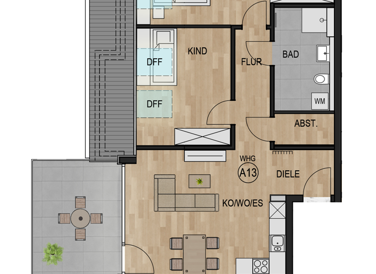 Wohnung zum Kauf provisionsfrei 495.000 € 3,5 Zimmer 86,3 m²<br/>Wohnfläche Wendlinger Str. 45 Oberensingen Nürtingen 72622