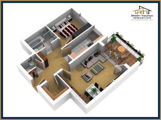 Wohnung zur Miete 586 € 2 Zimmer 63 m² Ötzingen 56244