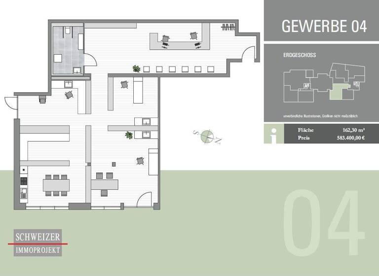 Bürofläche zum Kauf - Erstbezug provisionsfrei 583.400 € Tuttlingen 78532