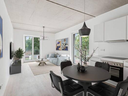 Wohnung zur Miete - Erstbezug 1.310 € 3 Zimmer 67,3 m² 1. Geschoss Hartriegelstraße 130D Niederschöneweide Berlin 12439