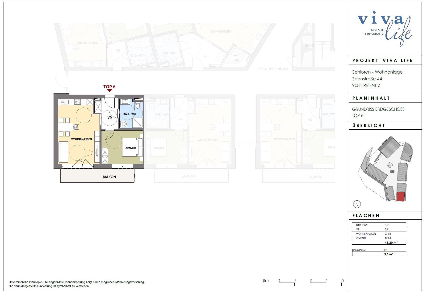 Studio zum Kauf provisionsfrei 280.500 € 2 Zimmer 48,2 m²<br/>Wohnfläche Reifnitz 9081