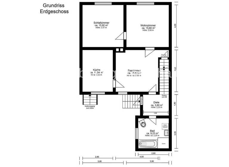 Doppelhaushälfte zum Kauf 180.000 € 6 Zimmer 110 m² 431 m² Grundstück Alten Dessau-Roßlau 06847