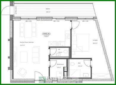 Wohnung zur Miete 870 € 2 Zimmer 71,3 m² frei ab 01.07.2025 Wittlich Wittlich 54516