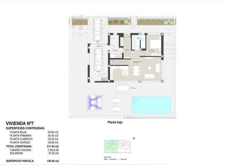Haus zum Kauf provisionsfrei 1.895.000 € 4 Zimmer 211 m² 338 m² Grundstück VELETA Pilar de la Horadada 03191