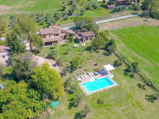 Bauernhaus zum Kauf 500.000 € 9 Zimmer 322 m² 9.250 m² Grundstück Panoramablick Gualdo 62020