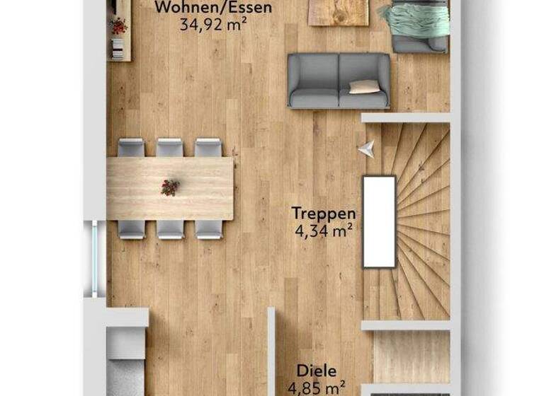 Reihenendhaus zum Kauf 550.000 € 6,5 Zimmer 150 m² 284 m² Grundstück Karnap Essen 45329