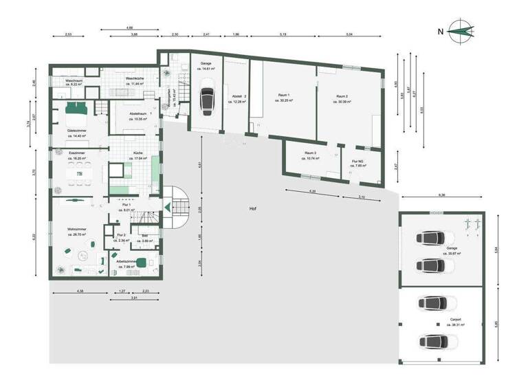 Einfamilienhaus zum Kauf 199.000 € 11 Zimmer 241,4 m² 2.377 m² Grundstück Klein Wanzleben Wanzleben 39164