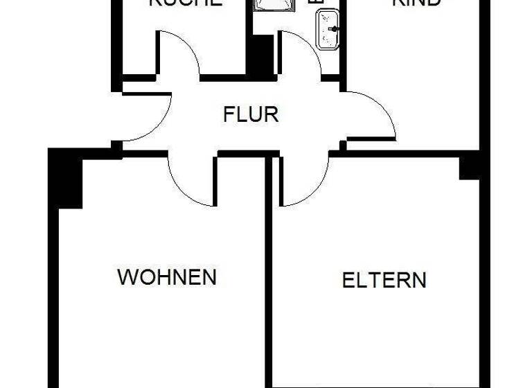 Wohnung zur Miete 439 € 4,5 Zimmer 63,9 m² EG frei ab 06.03.2026 Eppmannsweg 17 Hassel Gelsenkirchen 45896