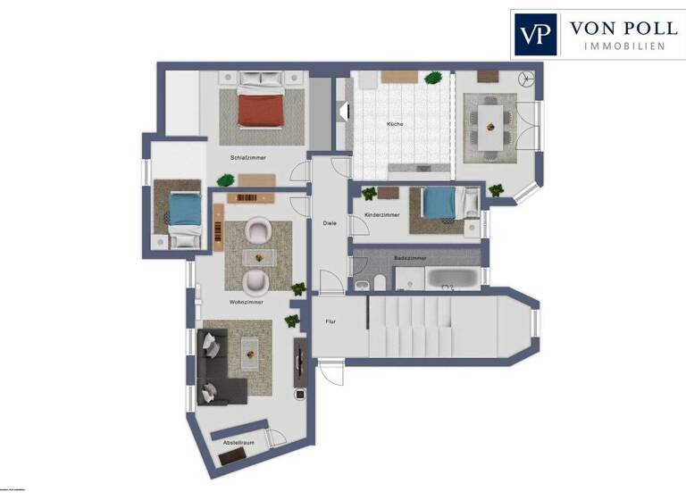 Wohnung zur Miete 1.140 € 3 Zimmer 108,5 m² EG Altstadt Stralsund 18439