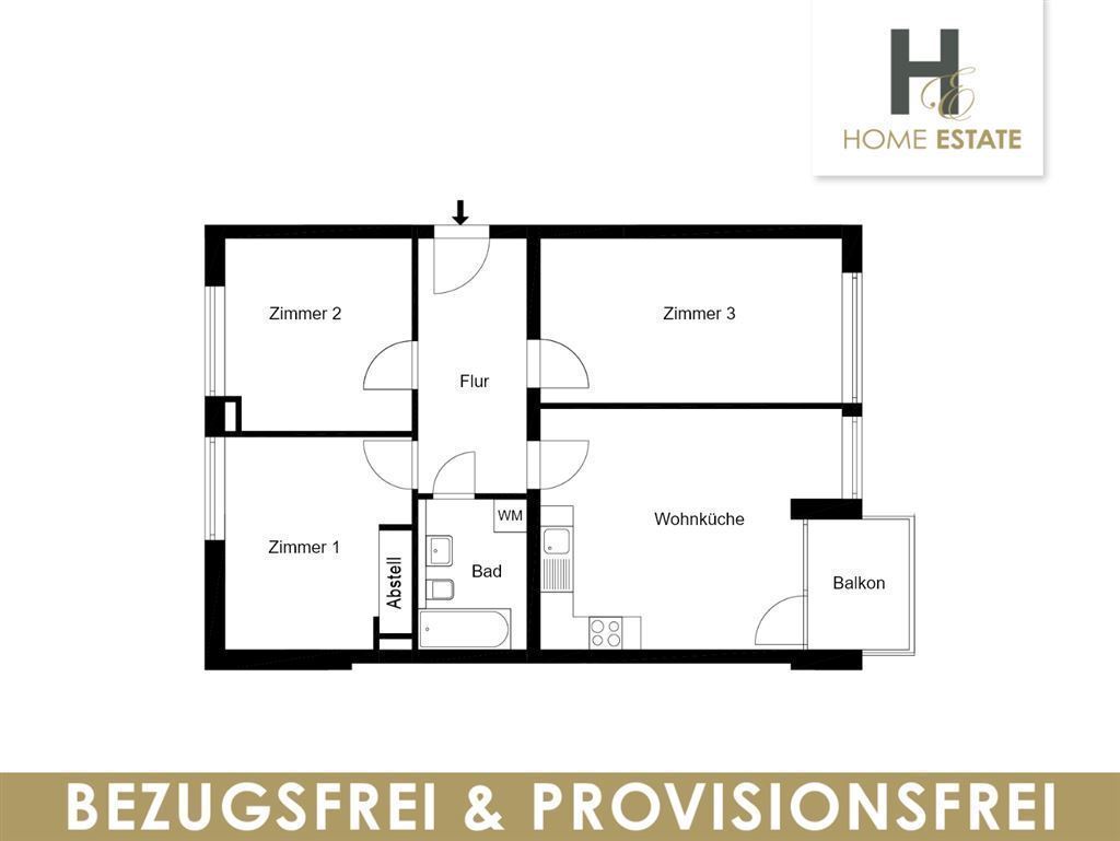 Wohnung zum Kauf provisionsfrei 300.000 € 3 Zimmer 80 m²<br/>Wohnfläche 1.<br/>Geschoss ab sofort<br/>Verfügbarkeit An den Eichen 3 B Ruhlsdorf Teltow 14513