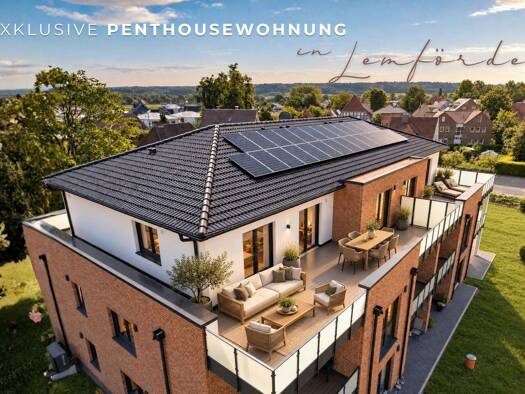 Penthouse zum Kauf - Erstbezug 430.000 € 3 Zimmer 131,2 m² 3. Geschoss frei ab sofort Lemförde 49448