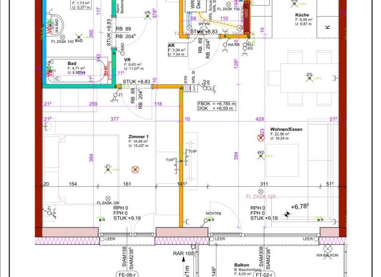 Wohnung zum Kauf - Erstbezug 230.783 € 2 Zimmer 59,3 m² 2. Geschoss Neustifter Straße 6 Kirchberg am Wagram 3470