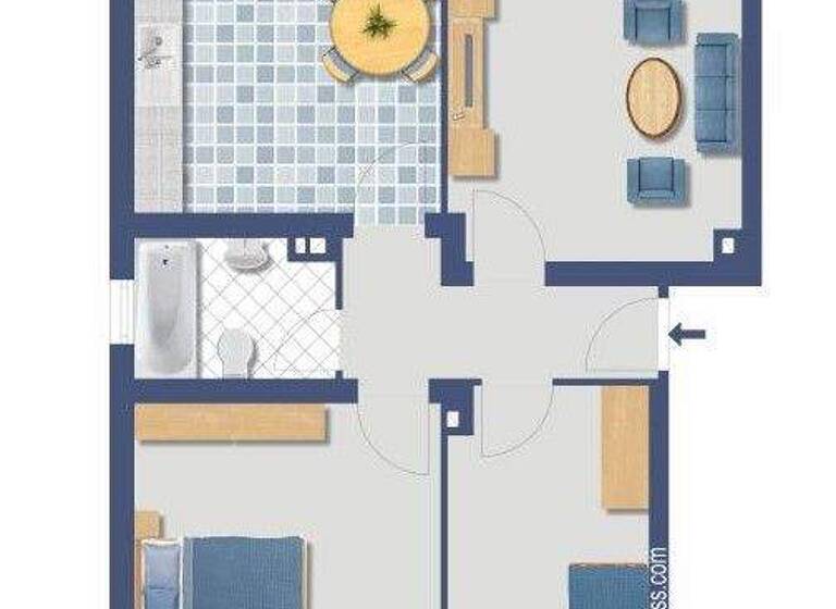 Wohnung zum Kauf provisionsfrei 229.000 € 3 Zimmer 63 m² 1. Geschoss Manteuffelstraße 20 Kalk Köln 51103