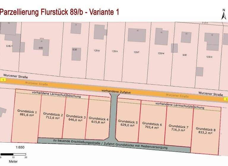 Grundstück zum Kauf 185.000 € 6.490 m² Grundstück Machern 04827
