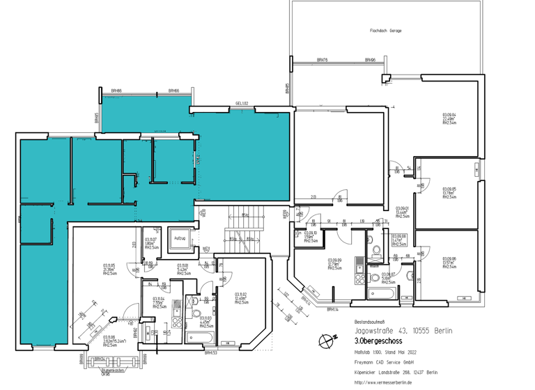 Wohnung zum Kauf provisionsfrei 549.280 € 4 Zimmer 90,8 m² 3. Geschoss Moabit Berlin 10555