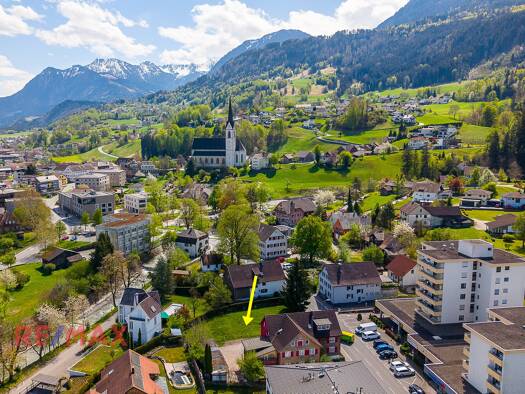 Grundstück zum Kauf 744 m² Grundstück Alte Landstraße Frastanz 6820