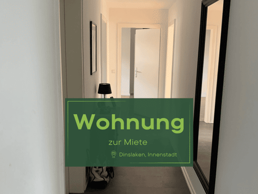 Wohnung zur Miete 680 € 3 Zimmer 72 m² 3. Geschoss frei ab 01.12.2026 Bahnstraße 19 Innenstadt Dinslaken 46535