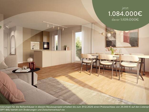 Reihenendhaus zum Kauf - Neubau provisionsfrei 1.084.000 € 5 Zimmer 114,3 m² Hofstattstraße 17 Aschheim 85609