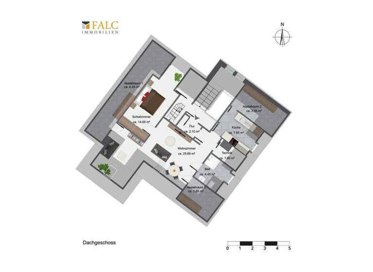 Wohnung zum Kauf 175.000 € 2 Zimmer 64,7 m² 2. Geschoss Südvorstadt-West Dresden 01187
