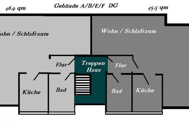 Wohnung zur Miete 360 € 1,5 Zimmer 47 m² 2 Geschosse frei ab 01.06.2026 Jahnstraße 73 f Oberaden Bergkamen 59192