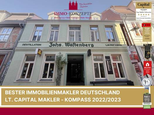 Mehrfamilienhaus zum Kauf 499.000 € 13 Zimmer 290,3 m² 188 m² Grundstück Münzstr. 31 Schelfstadt Schwerin 19055