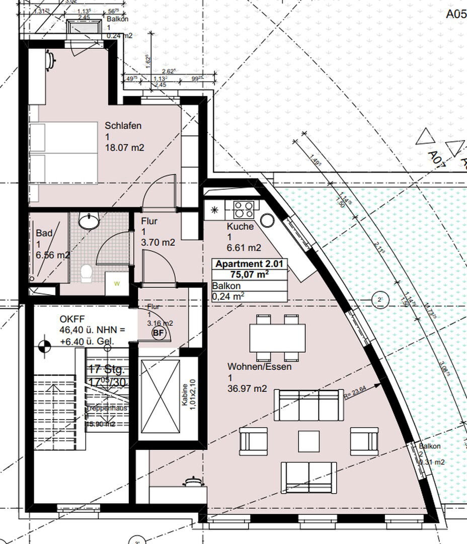 Wohnung zur Miete 1.890 € 2 Zimmer 75 m²<br/>Wohnfläche 5.<br/>Geschoss Rubensstr. 54 Schöneberg Berlin 12157