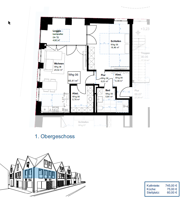 Wohnung zur Miete 745 € 2 Zimmer 66,4 m²<br/>Wohnfläche 01.02.2025<br/>Verfügbarkeit Emsbüren Emsbüren 48488