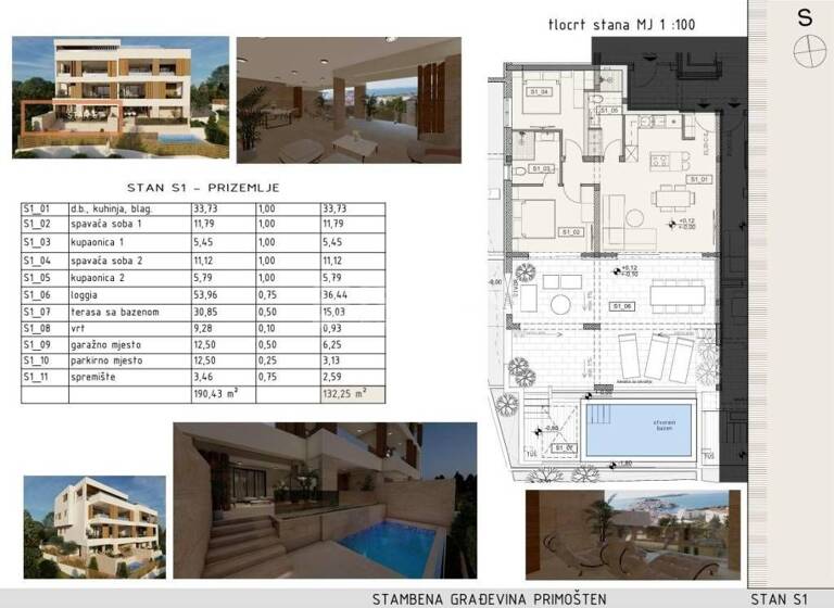 Wohnung zum Kauf 530.000 € 3 Zimmer 128 m² Primosten Primosten