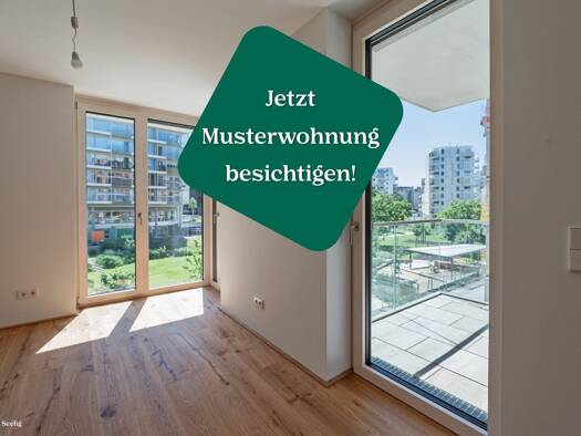 Wohnung zum Kauf - Erstbezug 317.000 € 2 Zimmer 50,4 m² EG Otto-Preminger-Straße Landstraße 1030