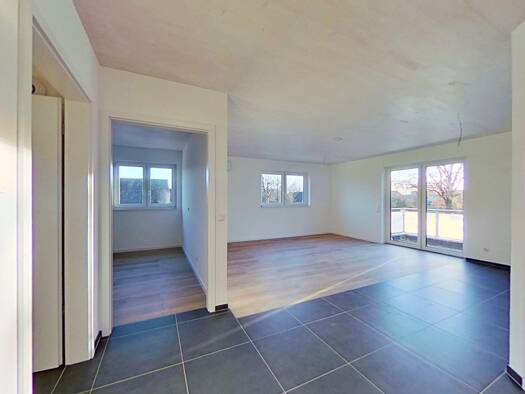Wohnung zur Miete - Erstbezug 2 Zimmer 65,1 m² frei ab sofort Dorfstraße 55 Harkebrügge Barßel / Harkebrügge 26676
