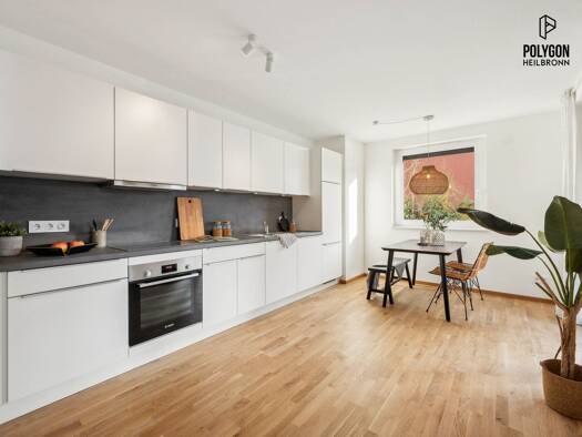Wohnung zur Miete - Erstbezug 1.385 € 4 Zimmer 92,1 m² 4. Geschoss Happelstraße 45 Heilbronn 74074