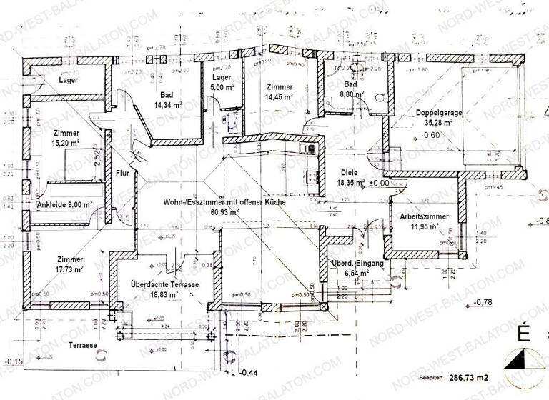 Einfamilienhaus zum Kauf provisionsfrei 730.000 € 5 Zimmer 218 m² 1.412 m² Grundstück Hévíz 8380
