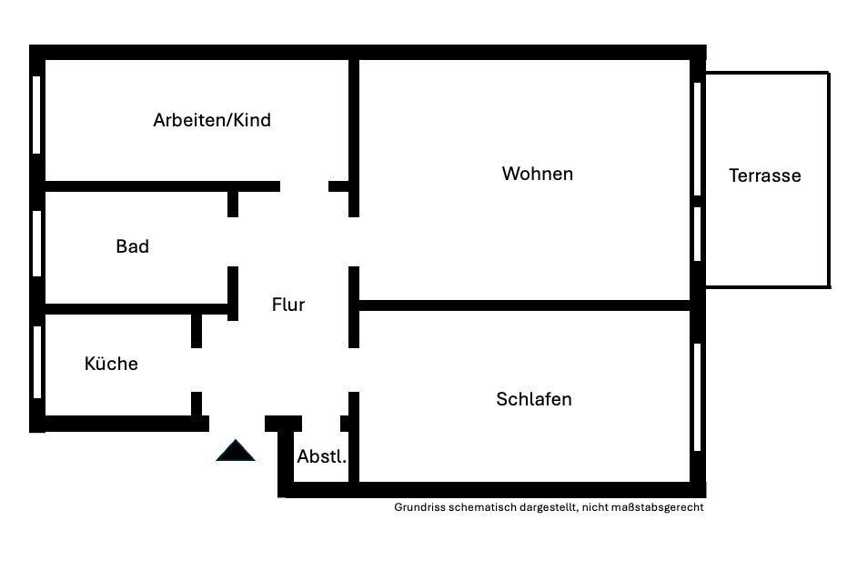 Terrassenwohnung zum Kauf 295.000 € 3 Zimmer 64 m²<br/>Wohnfläche EG<br/>Geschoss Bramfeld Hamburg 22179