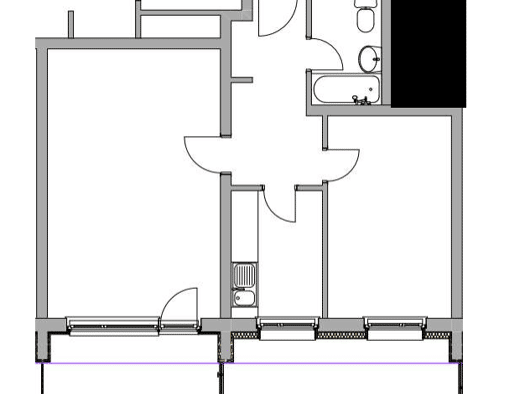 Wohnung zur Miete 850 € 2 Zimmer 54,5 m² 3. Geschoss frei ab 01.12.2026 In der Breite 52 Umkirch 79224