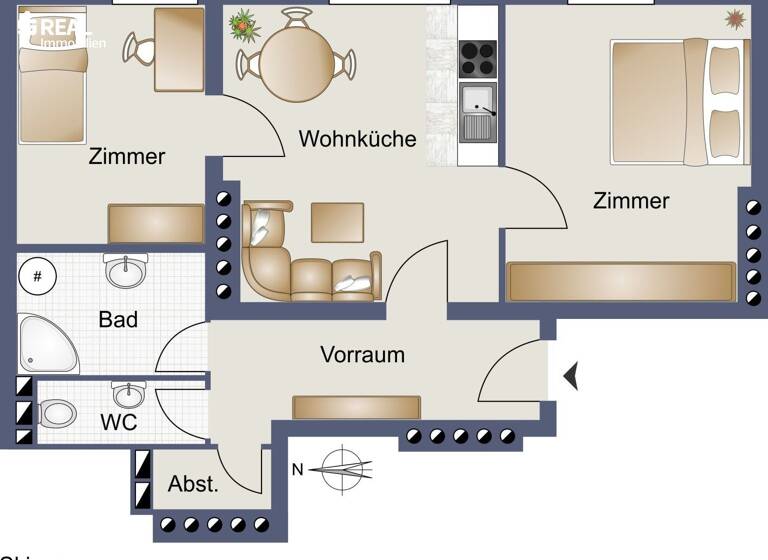 Wohnung zum Kauf 250.000 € 3 Zimmer 51,2 m² EG Bischofshofen 5500
