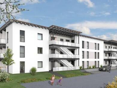 Wohnung zum Kauf - Erstbezug als Kapitalanlage geeignet 399.500 € 3 Zimmer 88,4 m² Burgbernheim Burgbernheim 91593